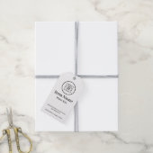 Modernes Logo Einfache Benutzerdefinierte Geschäft Geschenkanhänger (Mit Garn)