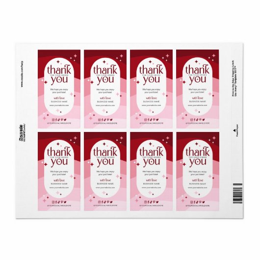 Modernes Logo Elegante Verpackung Versand (Vorne)