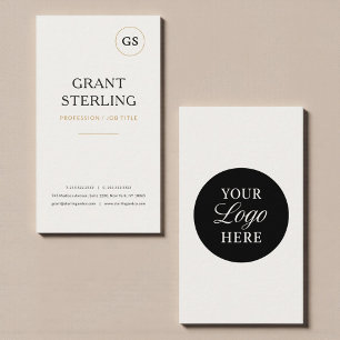Modernes Logo Elegantes Minimalistisches Professio Visitenkarte