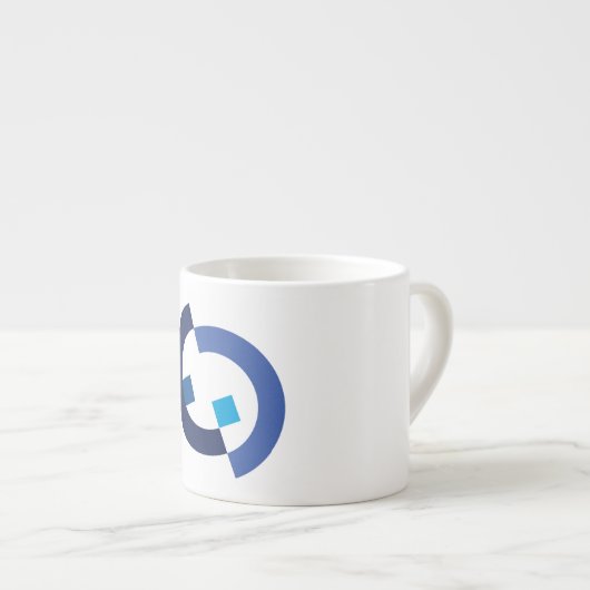 Modernes Logo Espressotasse (Vorderseite Rechts)