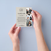Modernes Logo-Foto Corporate Business Flyer (Gruppe)