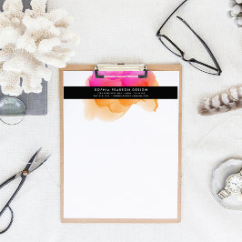 Modernes Logo für Aquarellfarben Briefbogen