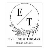 Modernes Logo für Blumenkranz Gummistempel (Prägung)