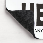 Modernes Logo für das schwarze Unternehmen Mousepad (Ecke)