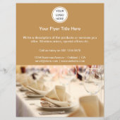 Modernes Logo für den Catering-Dienst Flyer (Vorne)