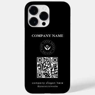 Modernes Logo für den Stylist   qr-Code und Text Case-Mate iPhone 14 Pro Max Hülle