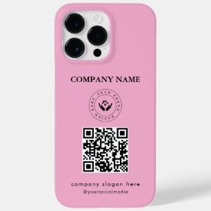 Modernes Logo für den Stylist   qr-Code und Text Case-Mate iPhone 14 Pro Max Hülle