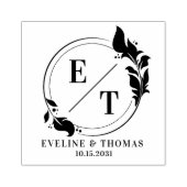 Modernes Logo für die Hochzeitsfeier Gummistempel (Prägung)