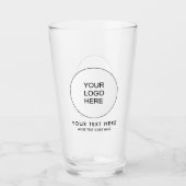 Modernes Logo für kleine Unternehmen Glas (Vorderseite)