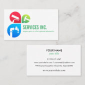 Modernes Logo für moderne Reparaturdienstleistunge Visitenkarte (Vorne/Hinten)