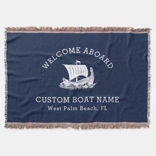 Modernes Logo für Nautic Custom Boat Name & Ship Decke (Vorderseite)