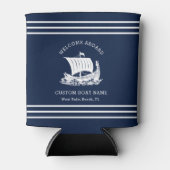 Modernes Logo für Nautic Custom Boat Name & Ship Dosenkühler (Vorderseite)