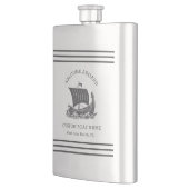 Modernes Logo für Nautic Custom Boat Name & Ship Flachmann (Links)