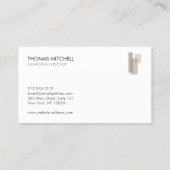 Modernes Logo für Real Anwesen, Builder, Architekt Visitenkarte (Rückseite)