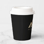 Modernes Logo für Realtor-Werbeaktionen für Real-A Pappbecher (Rechts)