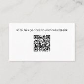 Modernes Logo für Social Media QR Code Visitenkarte (Rückseite)