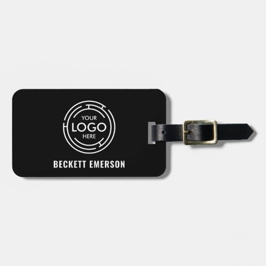 Modernes Logo Gepäckanhänger (Vorderseite horizontal)