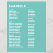 Modernes Logo, Haarstylist, Friseur-Salon-Werbespo Flyer (Hinten)