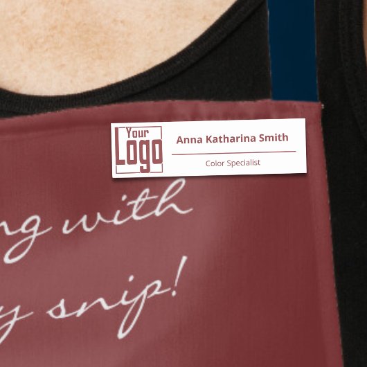 Modernes Logo-Know-how - Klassische Bezeichnung Namensschild