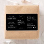 Modernes Logo Kosmetisches Flaschenetiksiegel (Insitu)