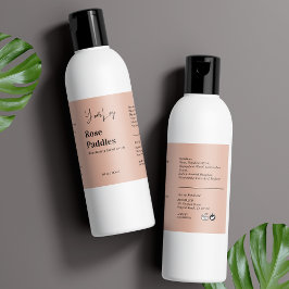 Modernes Logo Kosmetisches Flaschenetiksiegel