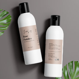 Modernes Logo Kosmetisches Flaschenetiksiegel