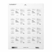 Modernes Logo Kosmetisches Flaschenetiksiegel (Vorne)