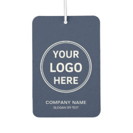 Modernes Logo Navy Blue Business Autolufterfrischer