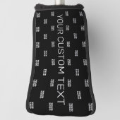 Modernes Logo oder Designmuster mit beliebigem Bil Golf Headcover (Rotieren 90)