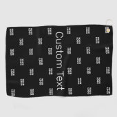 Modernes Logo oder Designmuster mit beliebigem Bil Golfhandtuch (Horizontal)