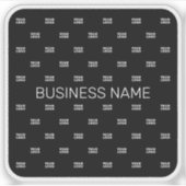 Modernes Logo- oder Designmuster mit jedem Bild Aufkleber (Vorderseite)