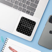 Modernes Logo- oder Designmuster mit jedem Bild Aufkleber (Laptop mit iPhone)