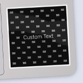 Modernes Logo- oder Designmuster mit jedem Bild Aufkleber