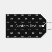 Modernes Logo- oder Designmuster mit jedem Bild Geschenkanhänger (Vorderseite (Horizontal))