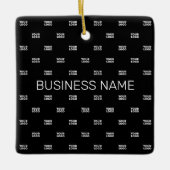 Modernes Logo- oder Designmuster mit jedem Bild Keramikornament (Vorderseite)