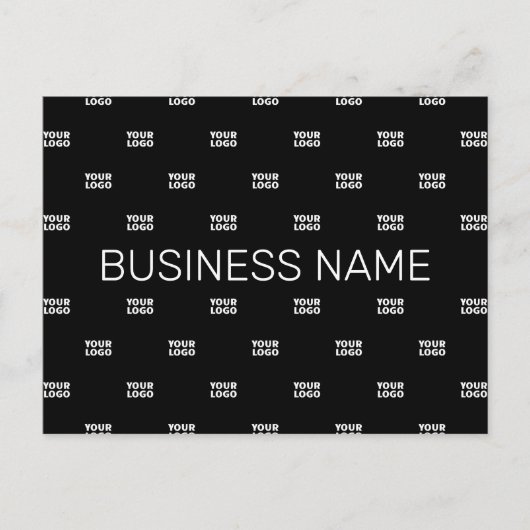 Modernes Logo- oder Designmuster mit jedem Bild Postkarte (Vorderseite)