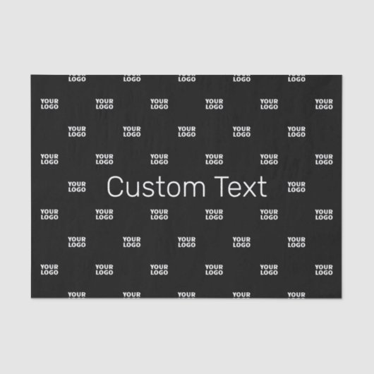 Modernes Logo- oder Designmuster mit jedem Bild Seidenpapier (Vorderseite)