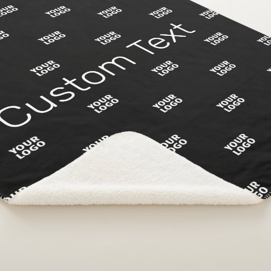 Modernes Logo- oder Designmuster mit jedem Bild Sherpadecke (3/4)