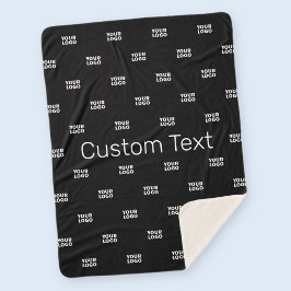 Modernes Logo- oder Designmuster mit jedem Bild Sherpadecke