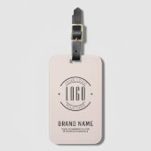 Modernes Logo-Unternehmen Gepäckanhänger (Vorderseite Vertikal)