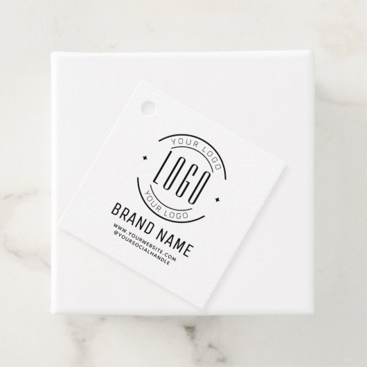 Modernes Logo-Unternehmen Geschenkanhänger (Beispiel)