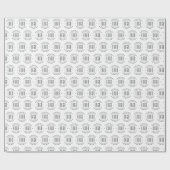 Modernes Logo-Unternehmen Geschenkpapier (Flach)