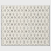 Modernes Logo-Unternehmen Geschenkpapier (Flach)