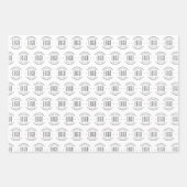 Modernes Logo-Unternehmen Geschenkpapier Set (Vorderseite)