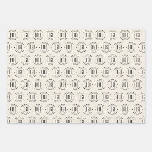 Modernes Logo-Unternehmen Geschenkpapier Set (Vorderseite 2)