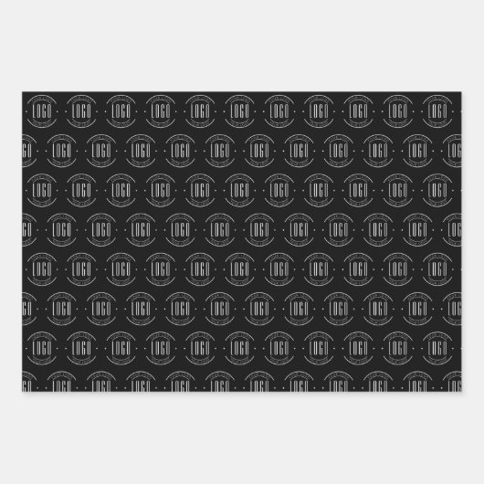 Modernes Logo-Unternehmen Geschenkpapier Set (Vorderseite 2)