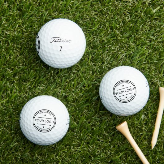 Modernes Logo-Unternehmen Golfball (Insitu Gras)