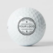 Modernes Logo-Unternehmen Golfball (Vorderseite)