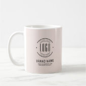 Modernes Logo-Unternehmen Kaffeetasse (Links)