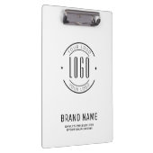 Modernes Logo-Unternehmen Klemmbrett (Rechts)